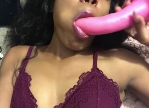 Ebony anal squirting
